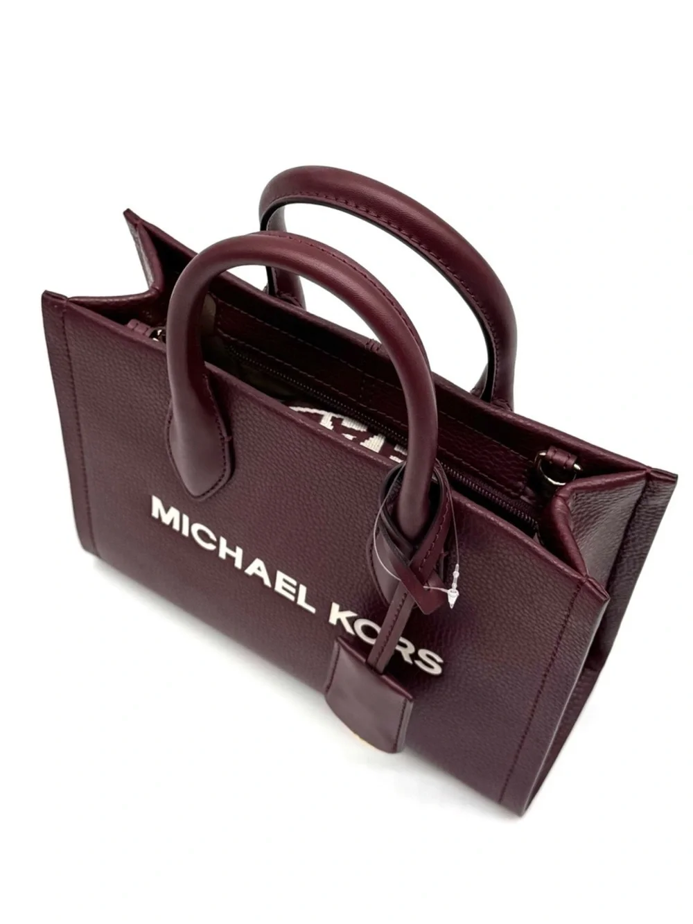 Michael Kors Mirella Small Signature Logo Crossbody Bag Ox Blood